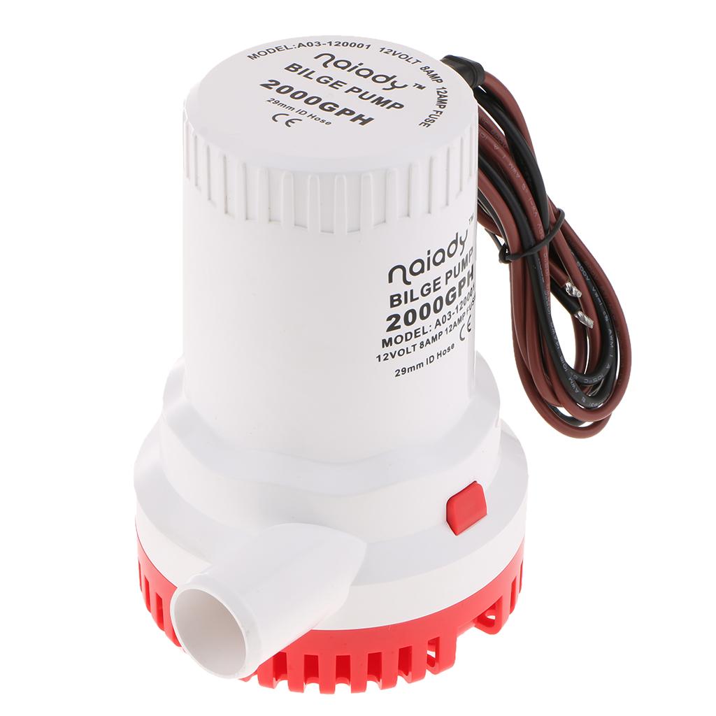 잠수형 빌지 펌프 12V 2000GPH 경량 플라스틱  - Fishing Boat Bilge Pump 리뷰 및 가격